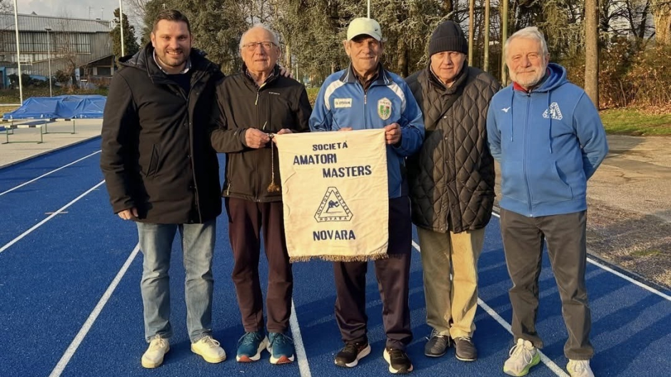 Record del Mondo nella staffetta Master Over 90 per due novaresi